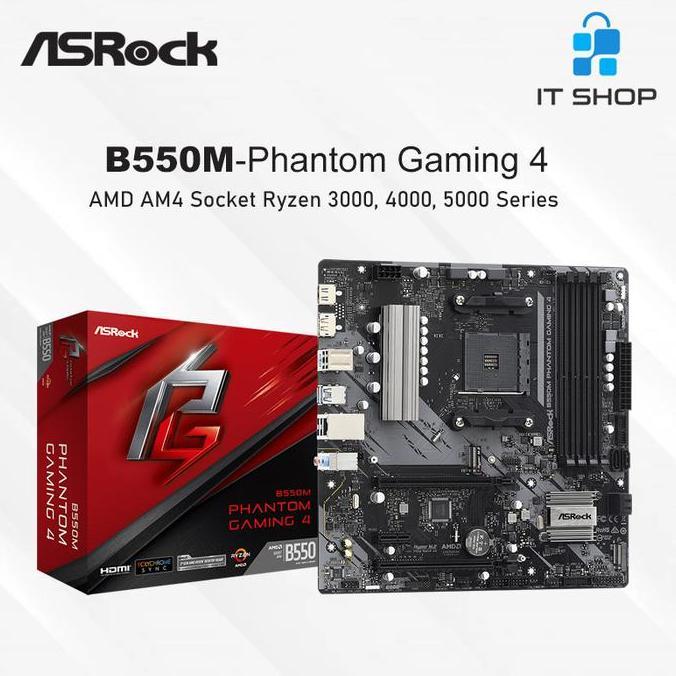 Motherboard Asrock B550M Phantom Gaming 4 AM4