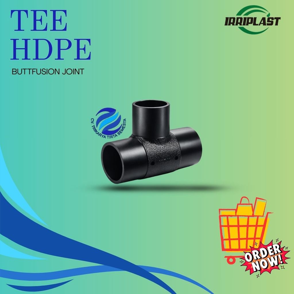 Tee HDPE Buttfusion PN10 Ukuran 315mm