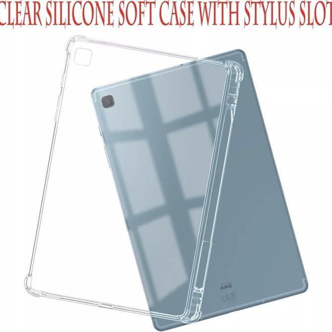 Samsung Tab S6 Lite / Tab S6 Lite 2022 Clear Case + Holder Stylus Pen