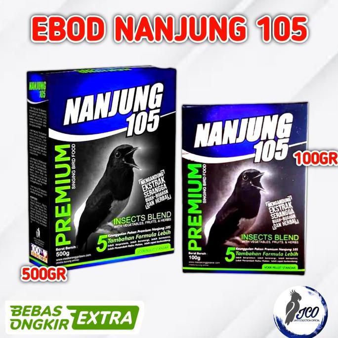 NEW PUR BURUNG NANJUNG 105 VOER PELET EBOD JAYA PAKAN BURUNG NANJUNG BEST