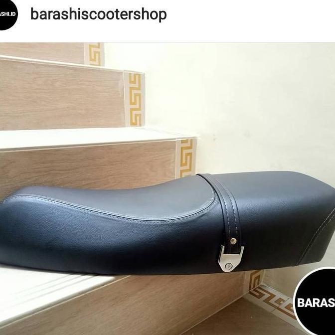 Promo jok vespa new px import rangka plastik model soft Diskon