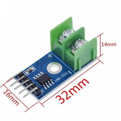 Modul Paket Max6675 Suhu Temperatur Kabel Female Sensor Thermocouple K