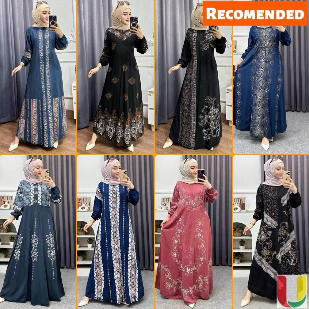 CUCI GUDANG Batik Usman - TERBARU GAMIS RAYON PREMIUM | GAMIS TWILL ORI PEKALONGAN | GAMIS BUSUI JUM