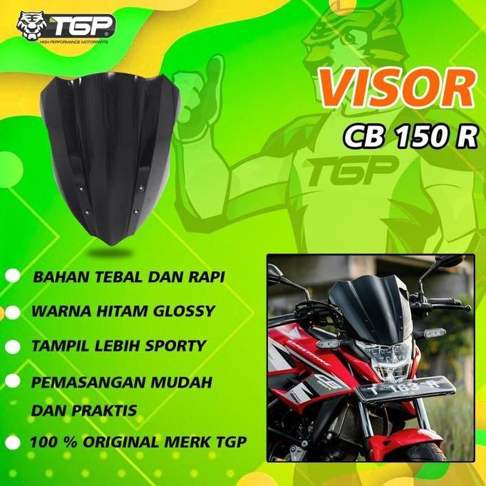 Promo Accesories CB150R / Variasi CB150R / Visor CB150R New / Visor TGP Diskon