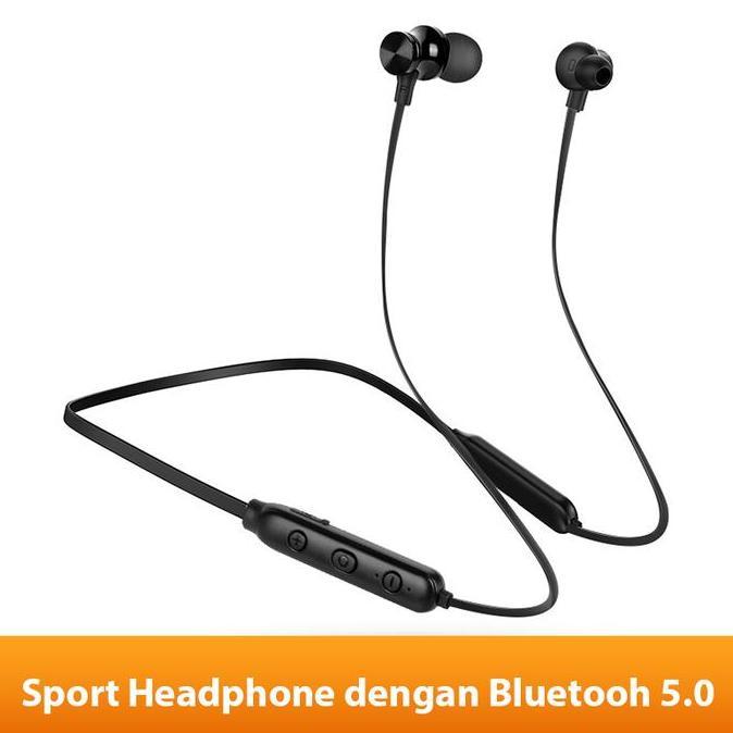 Wireless Neckband Earphone Sports Headset Bluetooth Hanging Neckband