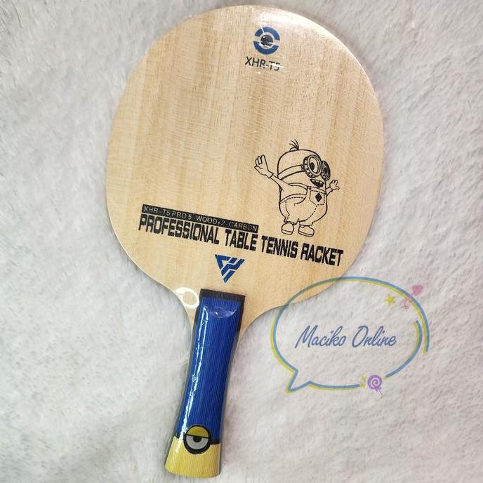 NEW Bet Pingpong Minion Carbon XHR-T5 ~ Bet Pingpong Carbon Murah Berkualitas