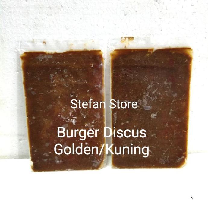(GOJEK GRAB) Burger Discus Golden Kuning Pewarna Ikan Discus