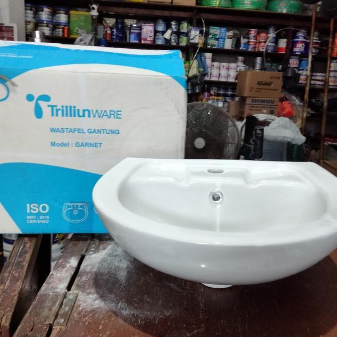 BEBAS ONGKIR - wastafel cuci tangan / wastafel gantung minimalis Trilliun