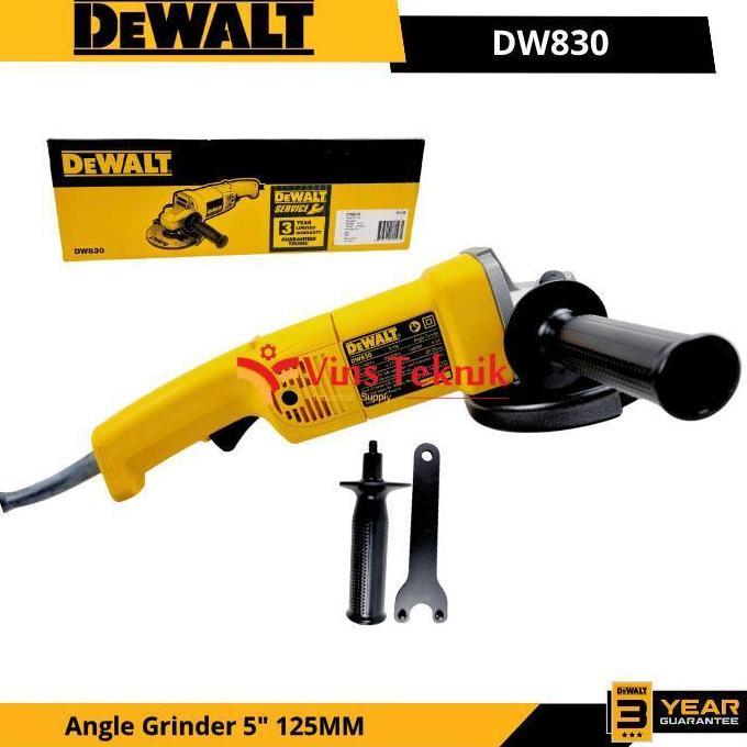Diskon Dewalt Dw830 Mesin Gerinda Listrik Angle Grinder 5" 125Mm Dw 830