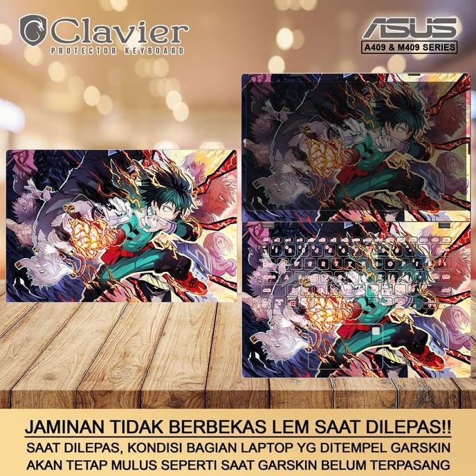 TERMURAH - Cover Garskin Laptop Asus VivoBook A409 A409F A409FA Bening Transparan