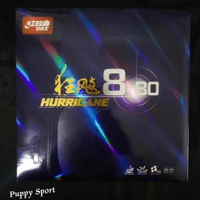 NEW Karet Bet Pingpong DHS Hurricane 8-80
