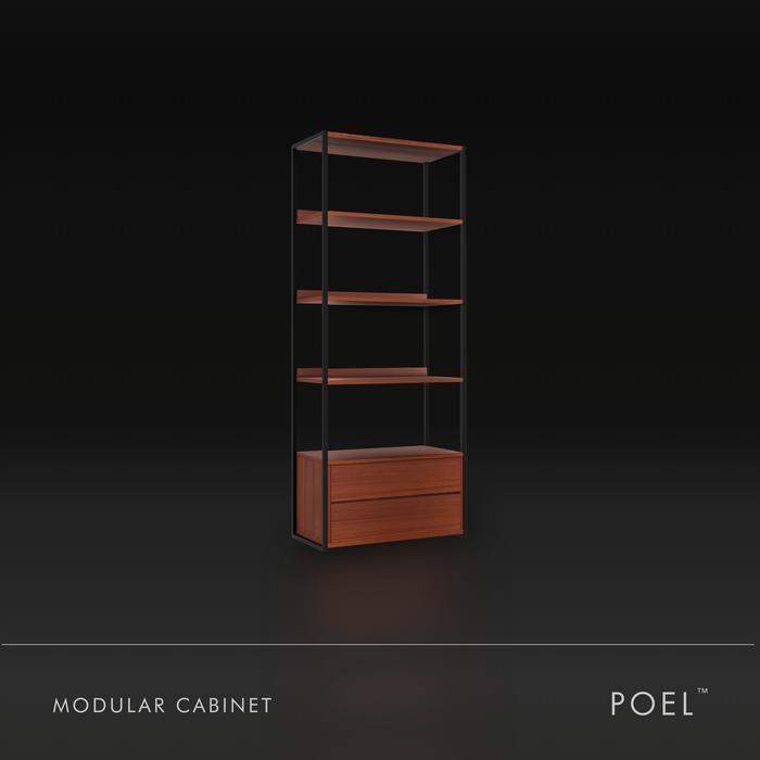 POEL | MODULAR Cabinet | Lemari Rak Pakaian Minimalis Industrial | XIONCO