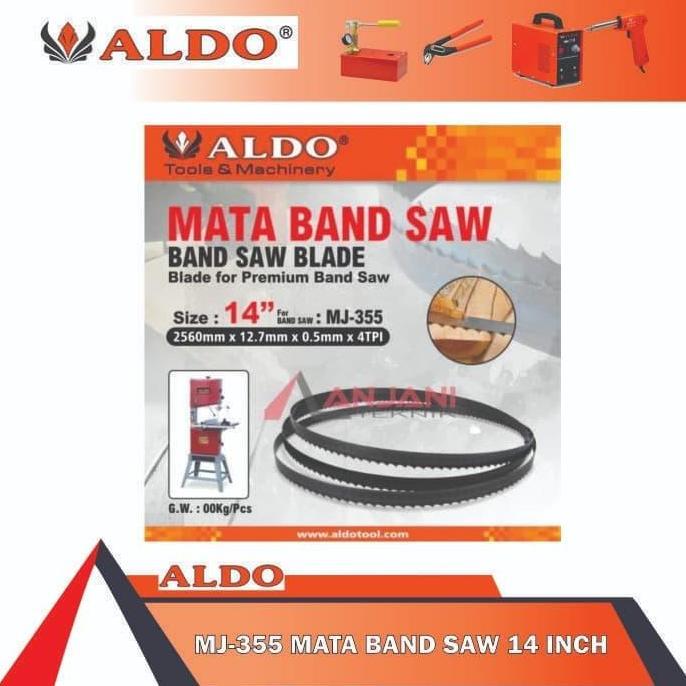 TERBARU - ALDO MJ 355 MATA BANDSAW 14INCH BAND SAW GERGAJI KAYU 14 INCH MJ355
