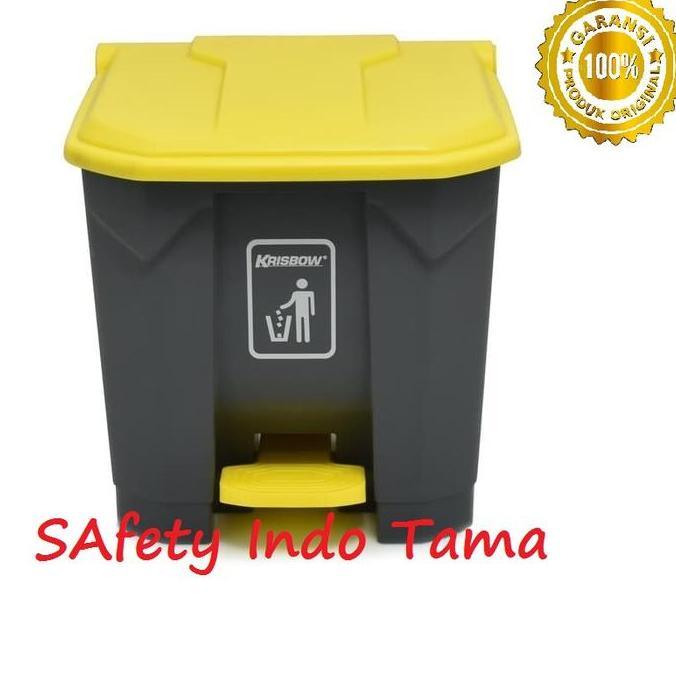 Ready Krisbow Tempat Sampah Pedal 30 Liter Kuat Awet