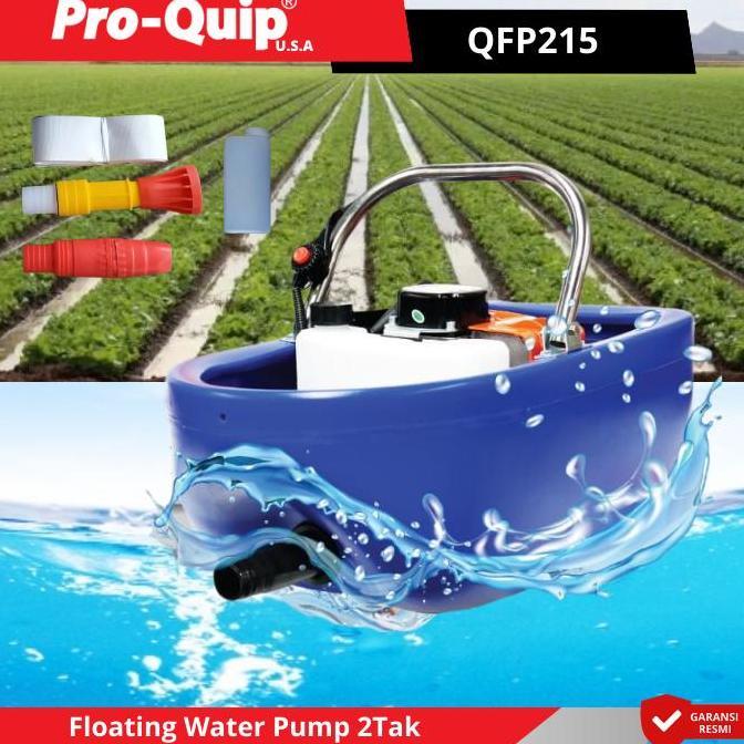 ProQuip QFP215 Mesin Pompa Air Apung Irigasi Floating Pump Floating Water Pump 2-Tak QFP 215