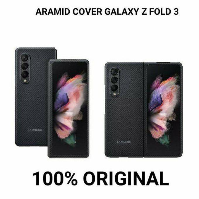 TERMURAH - SAMSUNG Z Fold 3 Aramid Cover Fold3 Original Resmi SEIN