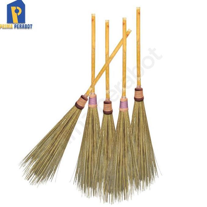 Ready Sapu Lidi Aren Sapu Halaman Gagang Panjang