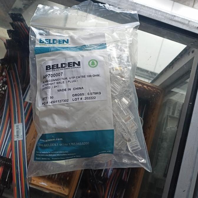NEW Rj 45 Belden Cat 5 50 pcs