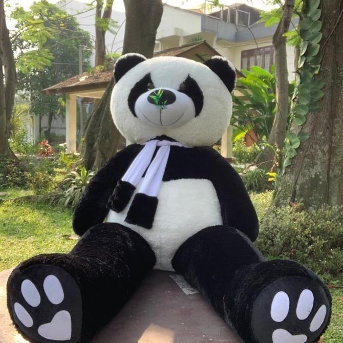 Termurah  Boneka Panda Jumbo 1,5 Meter  Teddy Bear Sni Beruang 1 Meter Gemoy Lembut Lucu