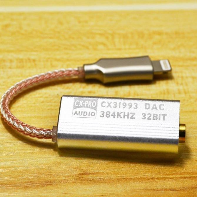 Premium Converter Lightning to 3.5mm Jack Audio Dac Adapter iPhone