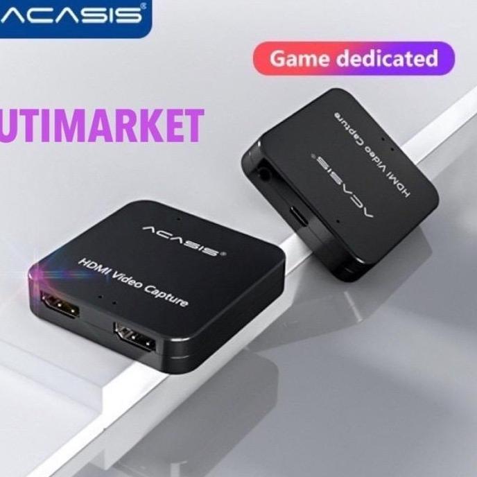 TERMURAH - Acasis hdmi capture video support 4k full hd 60 fps