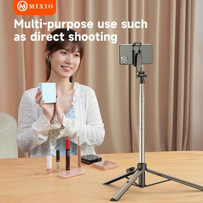 MIXIO A31 Tongsis Bluetooth Selfie Stick Tripod