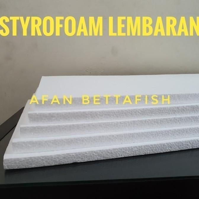 Styrofoam Lembaran Hard 2 m x 1 m x 5 cm Tebal Sterefoam 5cm Hard