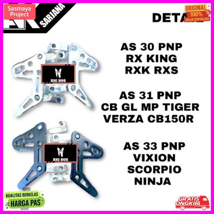 Quality Breket Bracket Bricket Pangkon Lampu Depan Dudukan Lampu Depan Cnc As 30 31 33 Pnp Rx King R