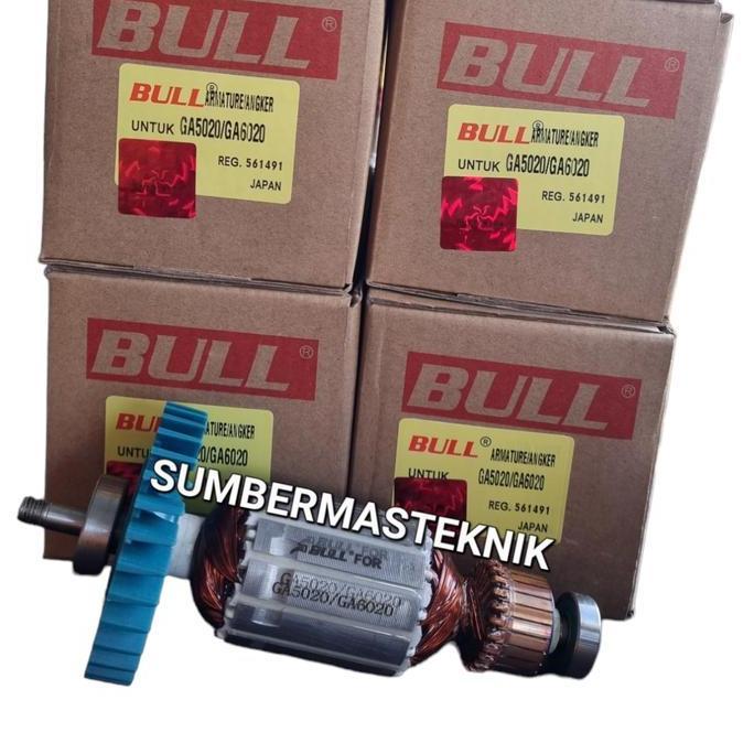 Spesial Armature Makita Ga5020 Angker Gerinda Tangan Makita 5" Ga 5020 Bull
