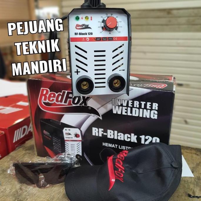 Spesial Mesin Las Inverter Redfox Mma 120 / Trafo Las Redfox Rf Black 120