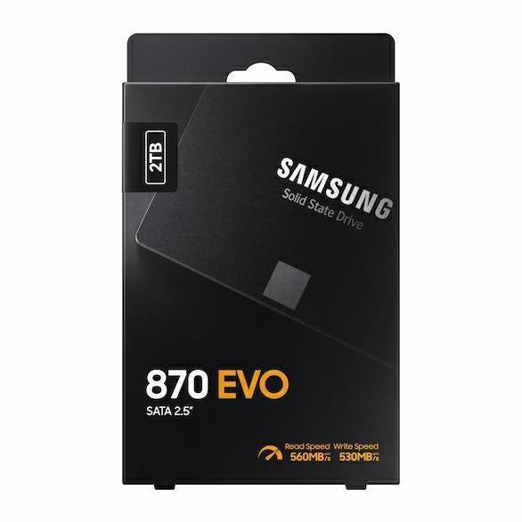 SSD Samsung 870 EVO 2TB Sata III 2,5" - SSD 2TB Sata 3 Samsung 870 Evo