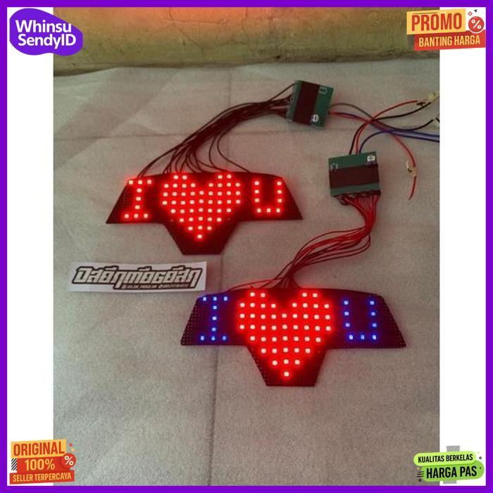 Best Seller Stoplamp Running Love Vario 125 New Vario 150 New 10 Mode Otomatis Ganti