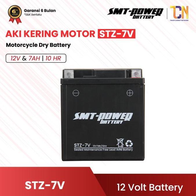 TERMURAH - STZ7V UNTUK BATTERY AKI MOTOR SAMOTO 12V 7AH 10 HR /AKI KERING MOTOR