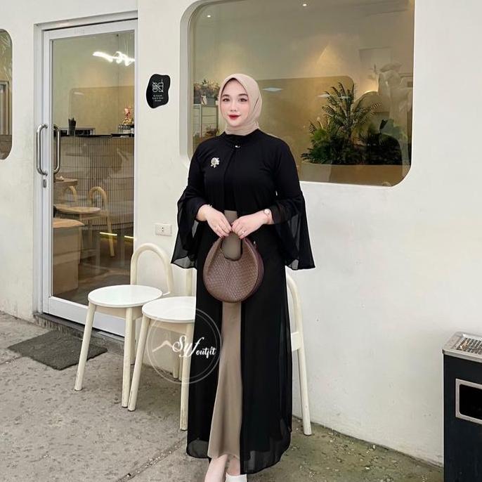 READY LIDYA OUTER CERUTTY BABYDOLL LONG OUTER G00D QU4LITY