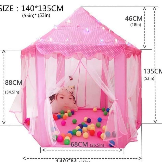Tenda Princess Jumbo / Tenda Anak Princess / Tenda Castle Jumbo