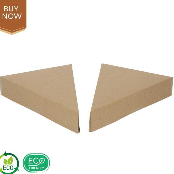 Dus Pizza Slice Segitiga, Kotak Kemasan Jajanan Crepes Laminasi