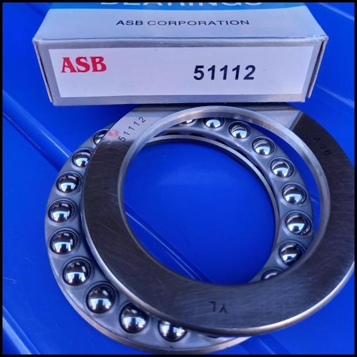 DISKON BEARING ASB 51112 THRUST BALL BEARING LAHER KLAHER BEARING ASB THRUST 