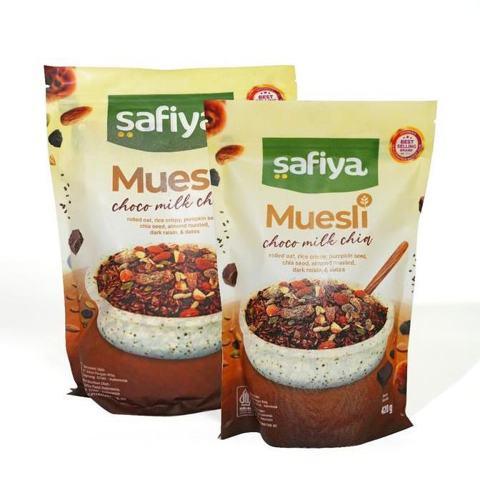 Safiya Muesli 1 Kg Sereal Dried Fruit Oatmeal Sarapan