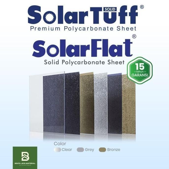 SolarFlat 3mm Solar Flat Solartuff Solid Solar Tuff Atap YAN
