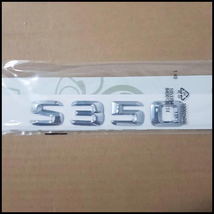 DISKON EMBLEM S350 MERCEDES BENZ / EMBLEM TULISAN S350 MERCY ORIGINAL