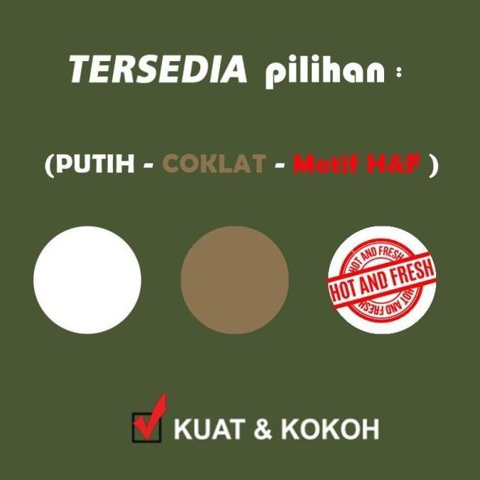 Kotak HOTANG - Box HOTANG - Dus HOTANG | KRAFT COKLAT -HOT&FRESH