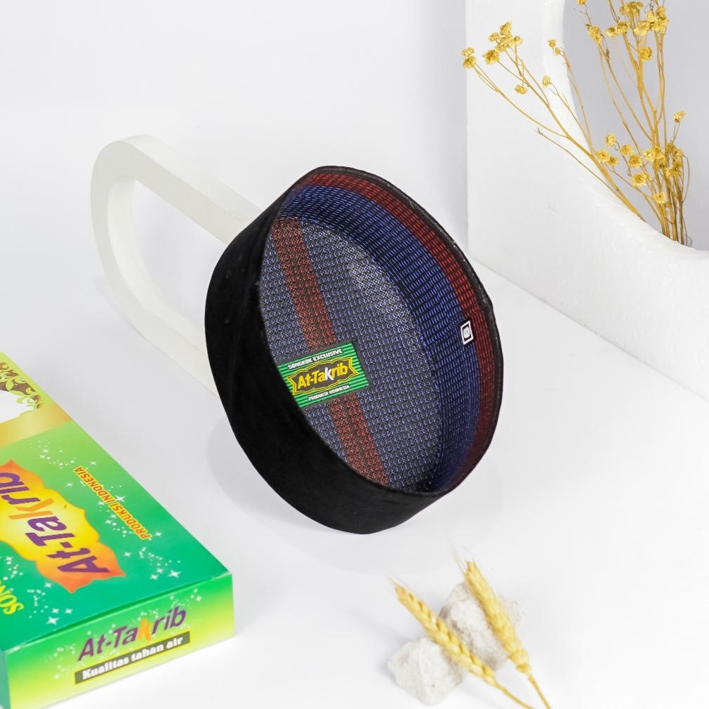 HOT PECI Songkok Hitam Kopiah Anak Dewasa Motif Qiroati Murah Berkualitas