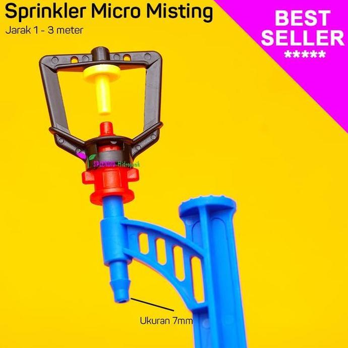 Sprinkler Mikro Kuning Misting dan Cagak Sprinkler set