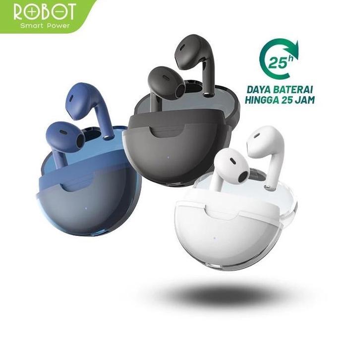 ROBOT T20 Earphone Bluetooth Airbuds Stereo