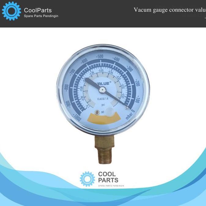 Sale Vacum Gauge Connector Value / Vacum Pump Gauge
