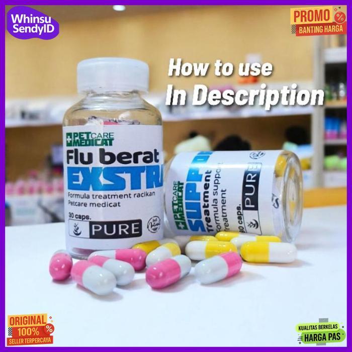 Exclusive Obat Flu Berat Kucing Flu Berat Exstra Obat Flu Hewan Obat Flu Berat Kucing Petcare Medica