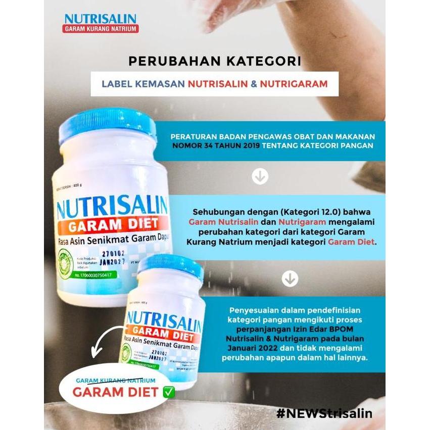 Mlkiron- Garam Sehat Nutrisalin 400 Gram