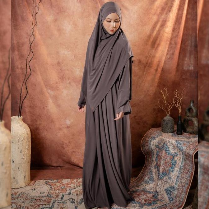 Deyn Scarf - Zahra Abaya Set - Abaya Set French Khimar