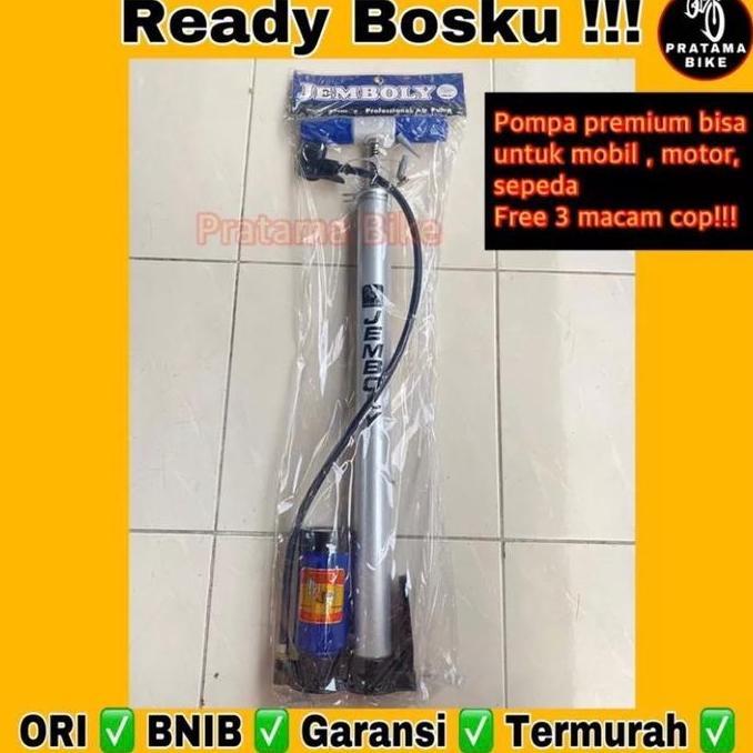 POMPA SEPEDA TABUNG METER JEMBOLY BERKUALITAS DAN KUAT MURAH