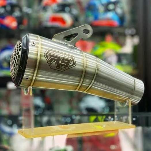 Promo KNALPOT R9 GP TITANIUM SS STAINLESS NINJA 250 Fi NEW OLD  R25 MT25 CBR 250RR CBR 250 RR ORIGIN